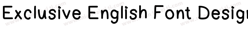 Exclusive English Font Design字体转换